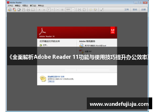 《全面解析Adobe Reader 11功能与使用技巧提升办公效率》